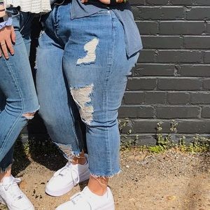 New York and Co. High waisted Boyfriend jeans